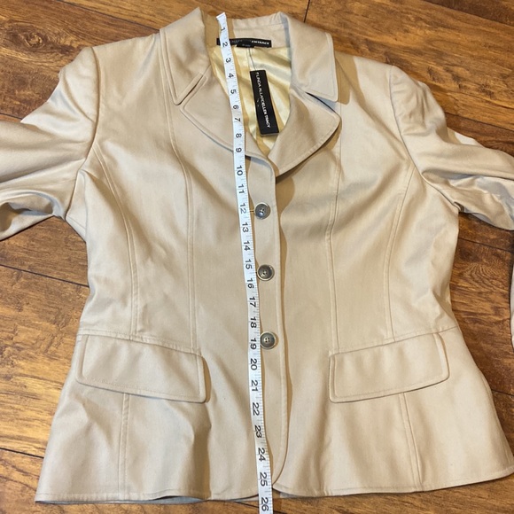 NWT Linda Allard Ellen Tracy khaki blazer jacket - Picture 7 of 9